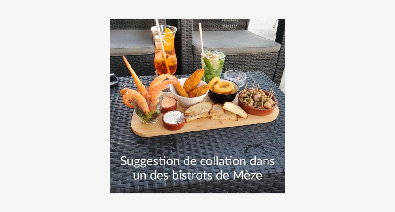 Le Vent Dans Les Voiles - Appartement Classe 4 Etoiles Meze Ngoại thất bức ảnh